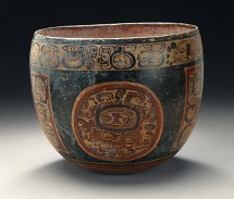 Mayan drinking cup for cacao