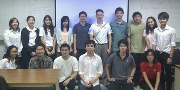 with my grad and undergrad students, 2011