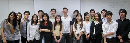 with my grad and undergrad students, 2012